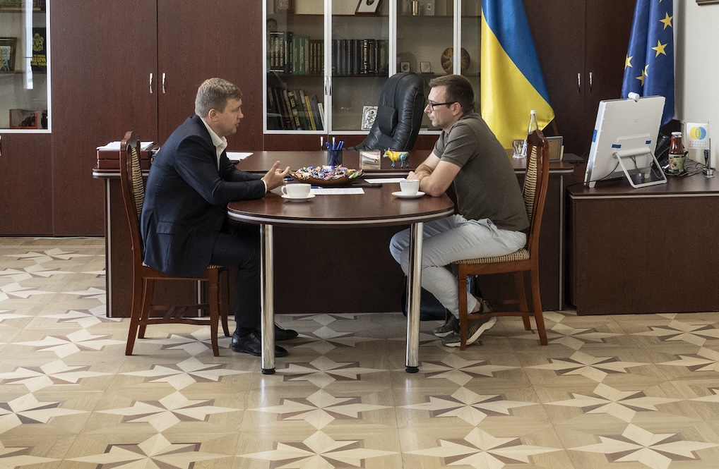 Віталій Коваль і головний редактор Latifundist.com Костянтин Ткаченко
